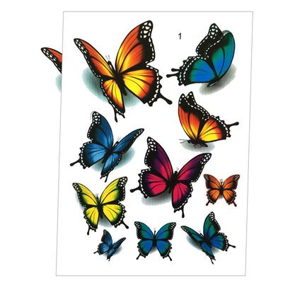 3D Butterfly Leaf Car Scratch-Proof Stickers – No Glue, Edge-Free Design