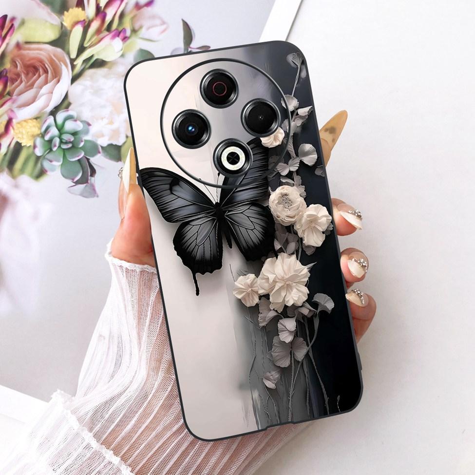 Case For Tecno Spark 30 4G Cover KL6 Cute Cat Fashion Butterfly Painted Casing For Techno Spark 30 Bumper