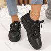 Fashion Spring Summer Women's Shoes New Hollow Mesh Breathable Sneakers Thick Bottom Casual Single Shoe Female Lace-up Vulcanize Shoes