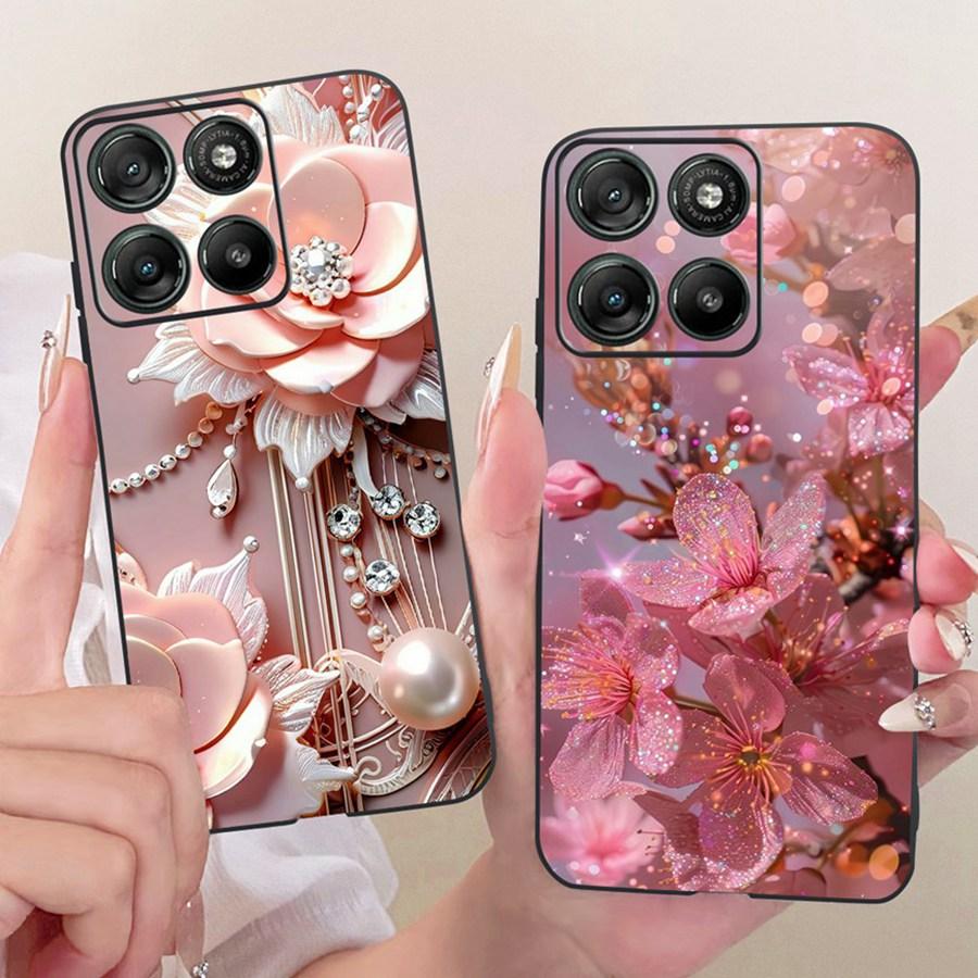 Voor Motorola Moto G67 G77 Hoesje Luxe Vlinder Geschilderde Cover 6.78'' Zacht Siliconen Telefoonhoesje Voor Moto G77 g 67 5G Fundas Coque