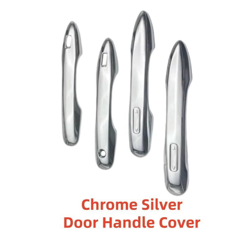 Stickers For Toyota Alphard Vellfire 40 Series  2024 Car Attachment Styling ABS Chrome Exterior Door Handle Bowl Cover Trim