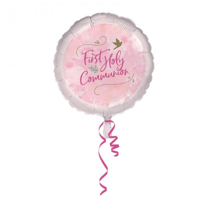 Amscan Round First Holy Communion Foil Balloon