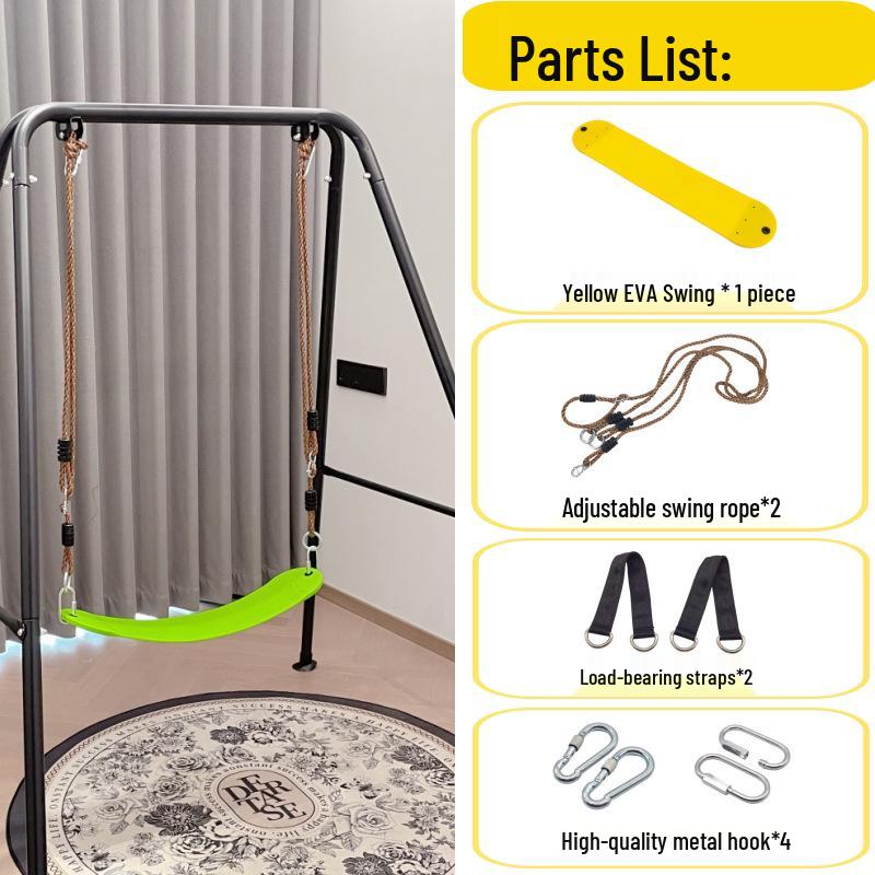 EVA Soft Indoor/Outdoor Child's Swing with Iron Chain and Cradle Seat