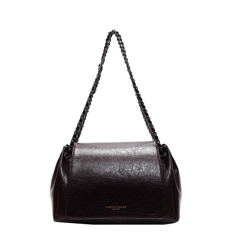 Premium sense simple fashion commuter shoulder bag women's autumn and winter new chain underarm small square bag
