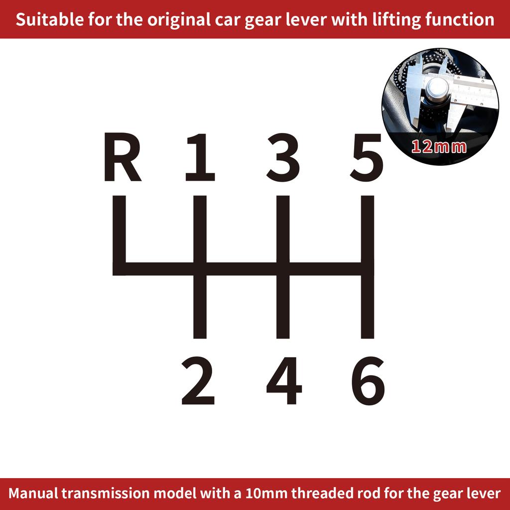 Crystal Shift Knob For Manual Transmission, LED With Reverse Gear Uplift, R135-246,135-24R,Seven-Color Crystal Gear Shift Head