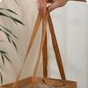 Kraft Paper Square Gift Bag with Handles Reusable Packaging Bags for Small Shopping Wedding Birthday Party Flower Bags Square Cake Tote Sacks 10pcs