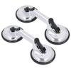 2Pcs Double Handle Suction Cups Plate 100KG Load Capacity Heavy Duty Aluminum Alloy Suction Cups for