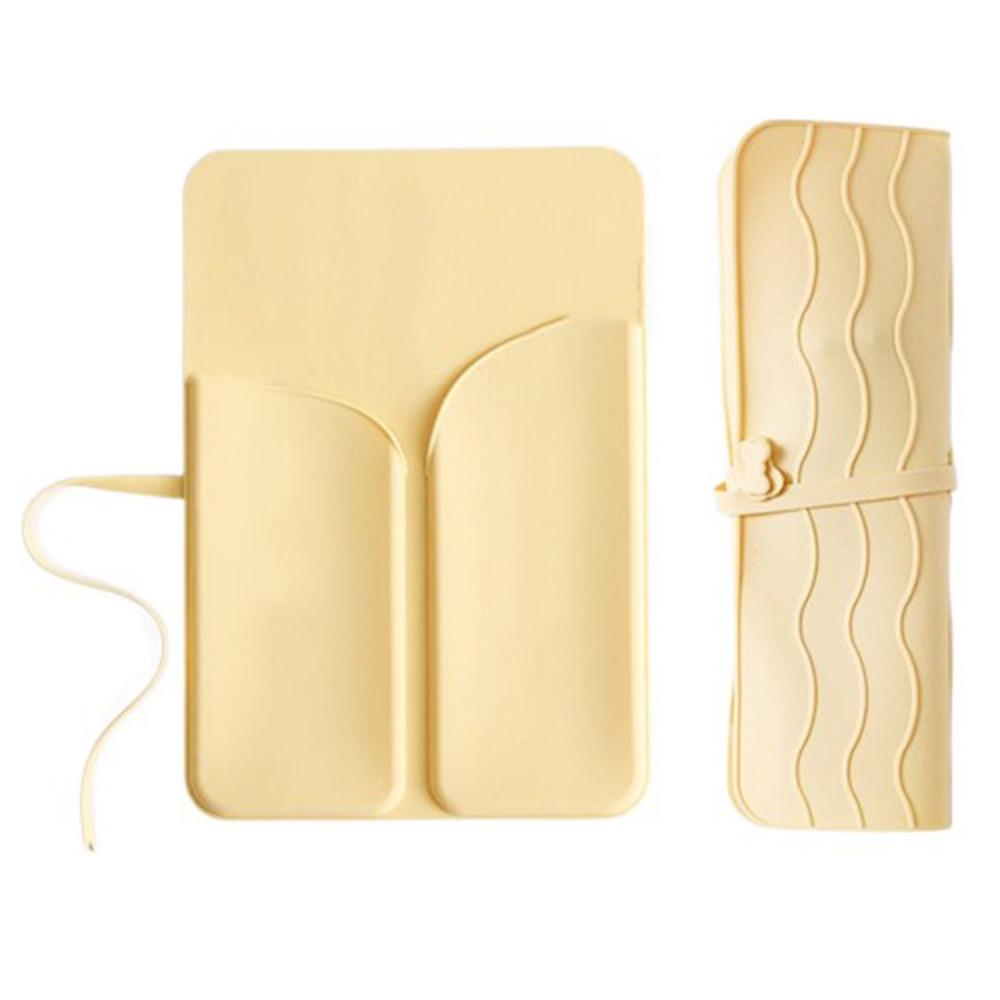 2 In 1 Hair Curler Storage Bag Folding Heat Resistant Mat for Hair Care Tool