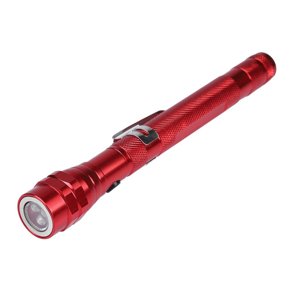 Multi Function Mini Flexible Telescopic LED Flashlight Rotatable Torch with Magnetic End