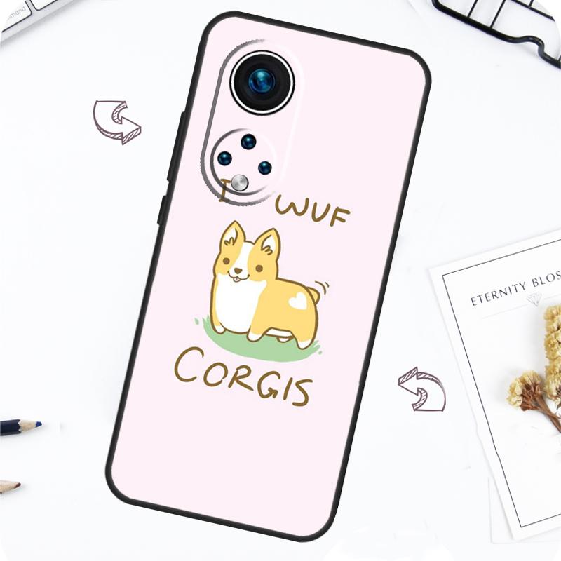 Corgi and Bubble Tea Case For Honor Magic 7 Pro 5 6 Lite Honor 200 Pro 50 70 90 X8b X9a X8a X8 X9 X9c X9b Cover