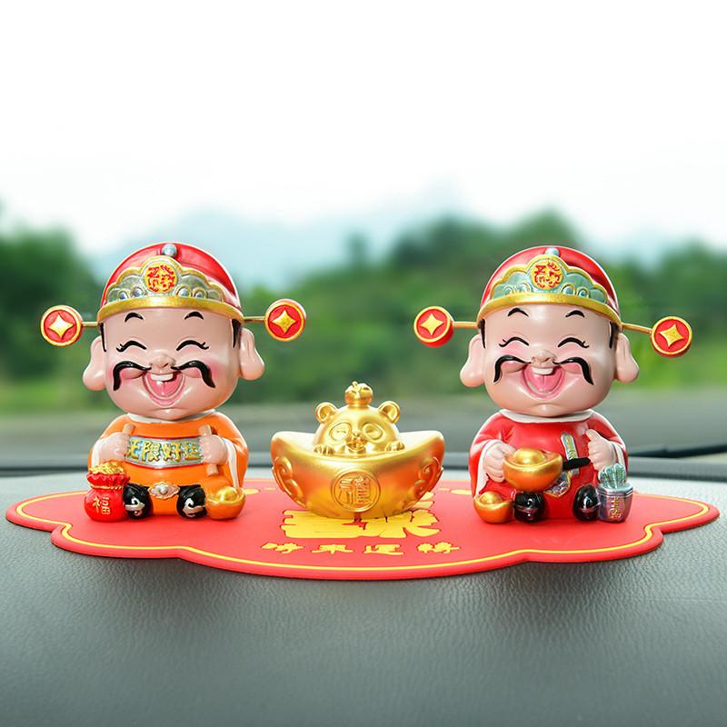 Five Blessings Auspicious Charm Resin Figurine Home Decor Gift For Celebrations And Weddings