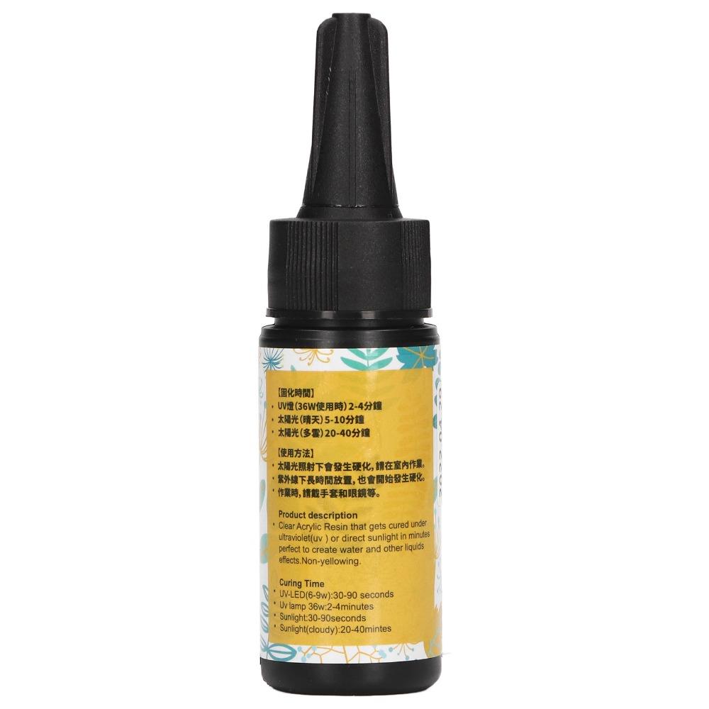 Crystal Clear UV Epoxy Resin Viscous UV Crystal Resin UV Resin Glue  Craft Decorations