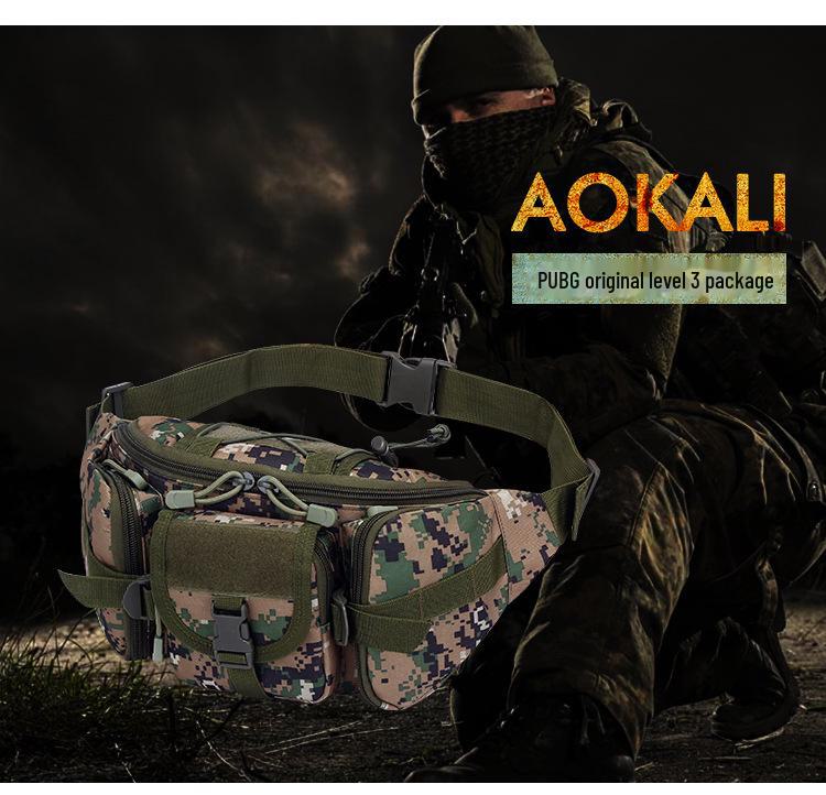 Geantă multifuncțională unisex de camuflaj pentru talie și piept pentru sporturi în aer liber și modă