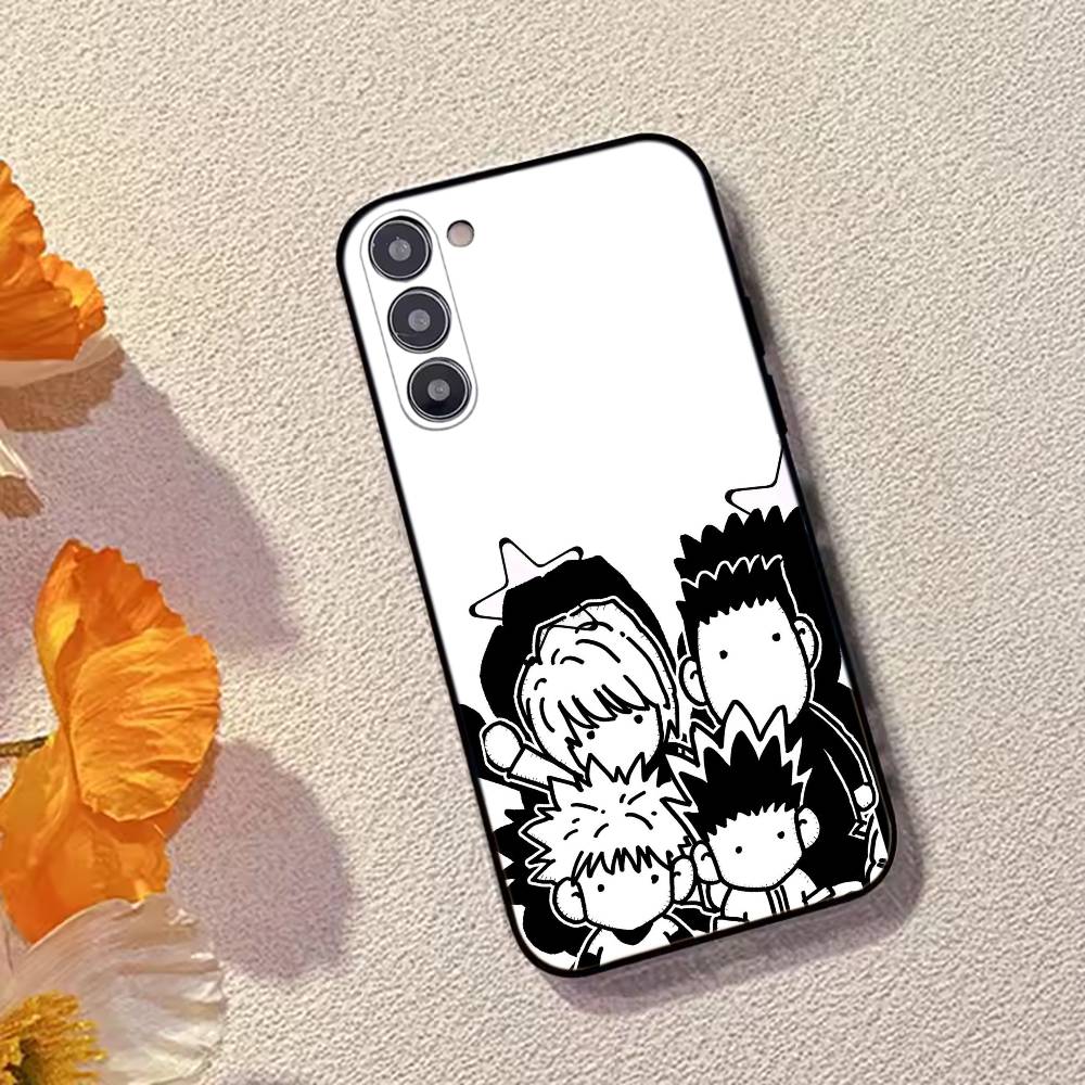 Hunter X Hunter Japanese Manga Phone Case For Samsung Galaxy A73,A72,A71,A70,A53,A52,A51,Soft Silicone Black Cover