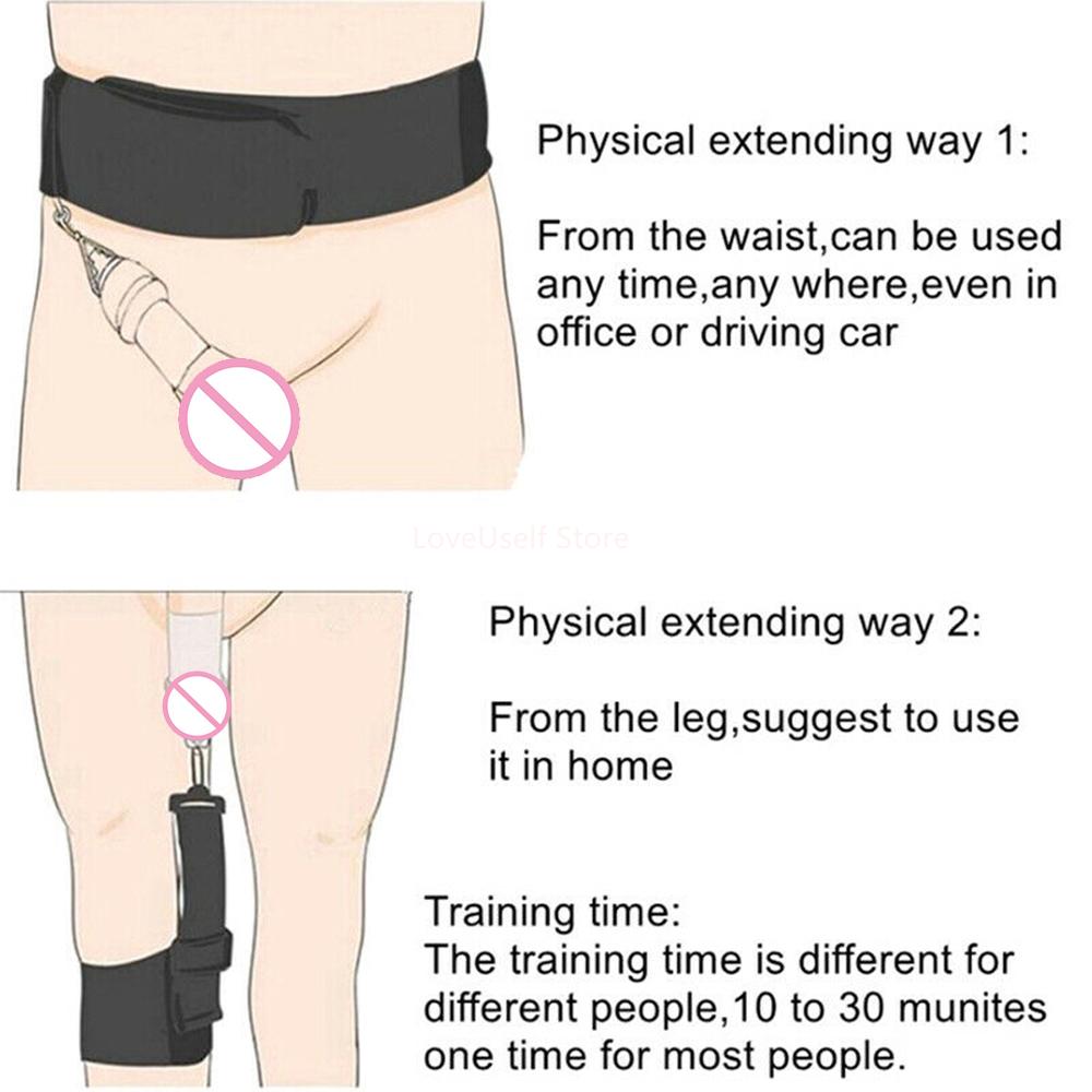 Extensor de pênis masculino Conjunto de copo de vácuo Extensão de glande Manga de silicone Maca Bomba Cabide Ampliação Produto adulto para homens Ferramentas