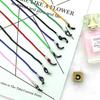 12pcs-1set Glasses Lanyard Fashion Colored Nylon Glasses Rope Sunglasses Reading Glasses Anti-slip Chain Sunglasses Chain