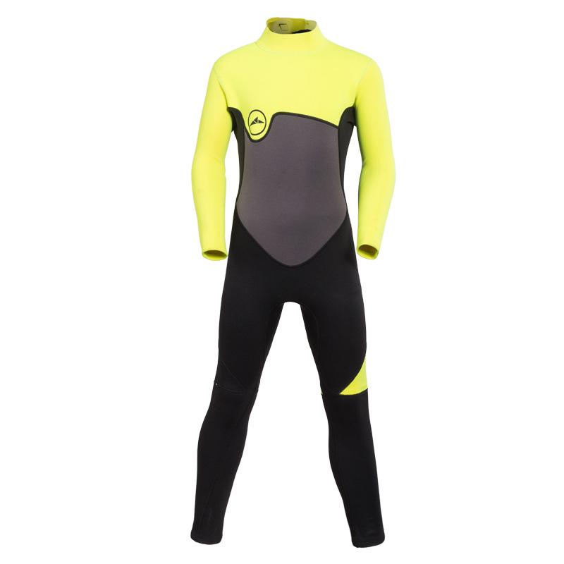 Shabate Boys  2mm Full-Body Wetsuit: Sun Protection, Warmth, Jellyfish Shield, Long-Sleeve Swimsuit. S