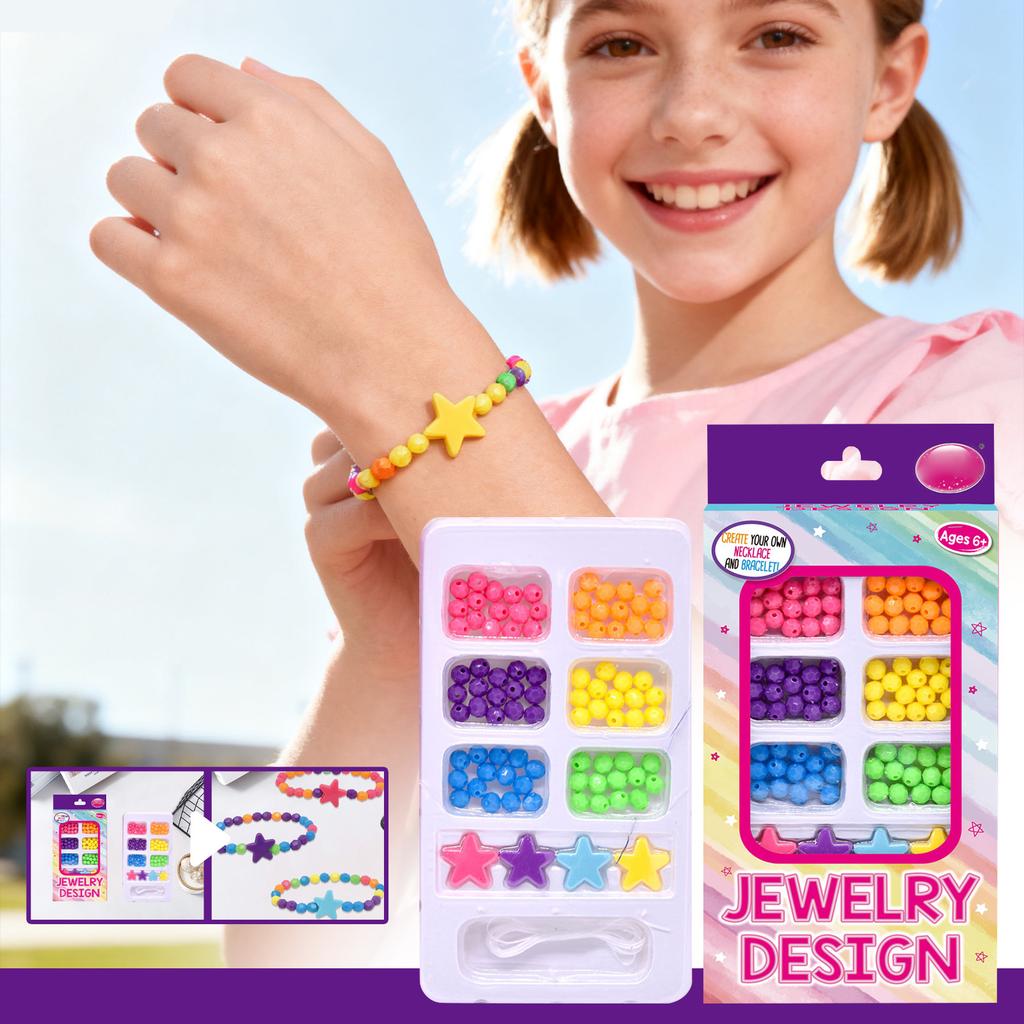 DIY Educational Jewelry Set Design Personalized Jewelry Creative Fun Children's Toys Suitable For Children's Birthdays And Festival Gifts