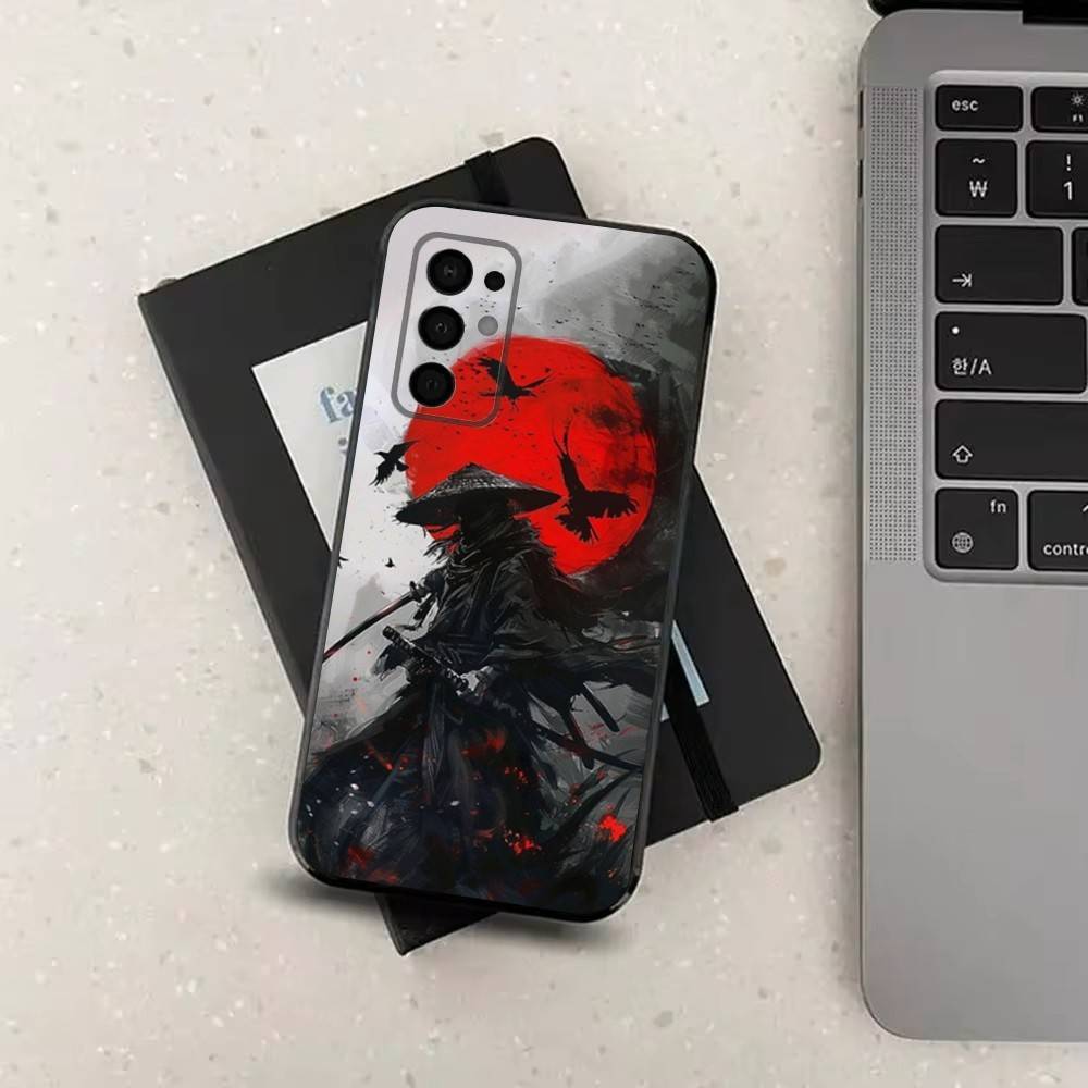 Samurai Art Bushido Case For Samsung Galaxy A73,72,41,J7,22,Note,31,8,9,52,71,53,32,Soft Black Silicone Cover