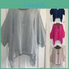 Damen Übergröße Weiches Und Bequemes Sommer-T-Shirt Kaftan Bluse Für Freizeitkleidung
