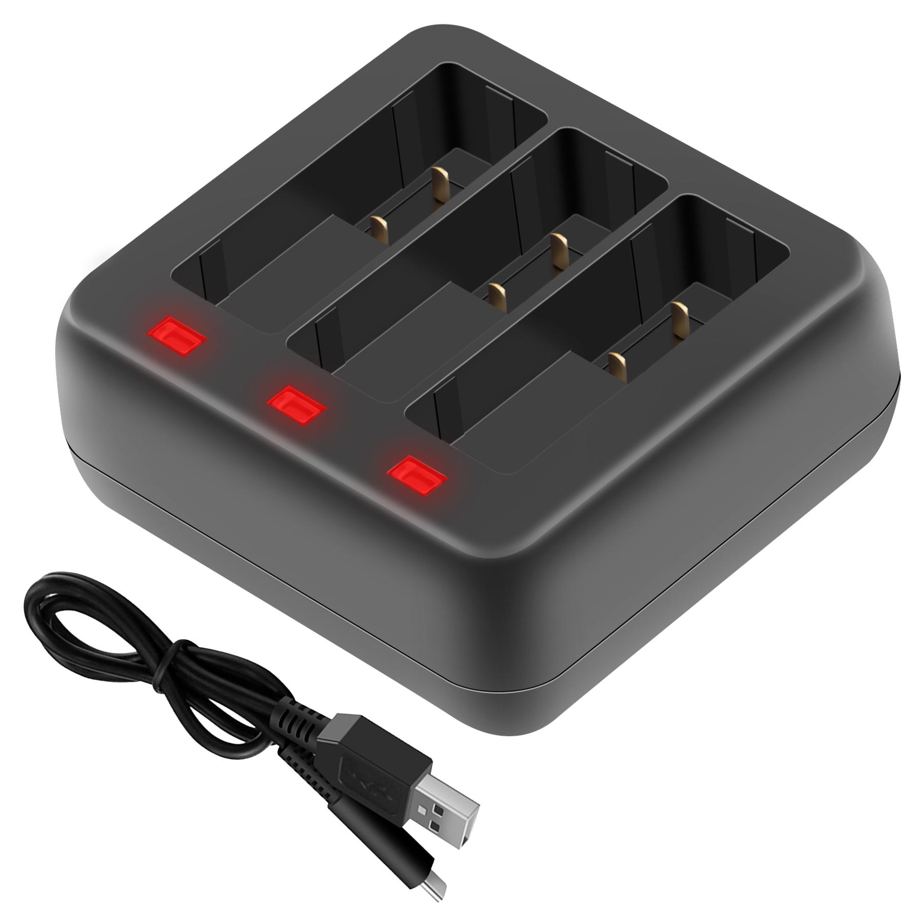 

Хаб для зарядки аккумуляторов для камеры DJI OSMO Action 4/3 Интеллектуальный 3-канальный хаб для зарядки для спортивной камеры DJI Action 4 Аксессуары