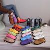 Bequeme Schnür-Weitfuß-Flachschuhe für Frauen mittleren Alters