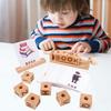 Wooden Alphabet & Math Puzzle Game for Early Childhood Education