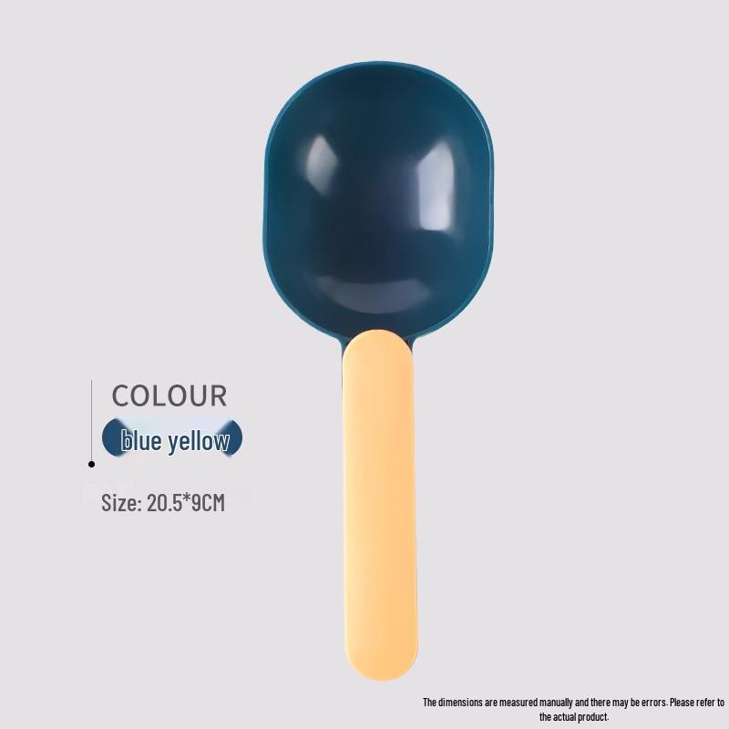 

Многофункциональная ложка для рисовой муки с длинной ручкой, с зажимом и мерной ложкой