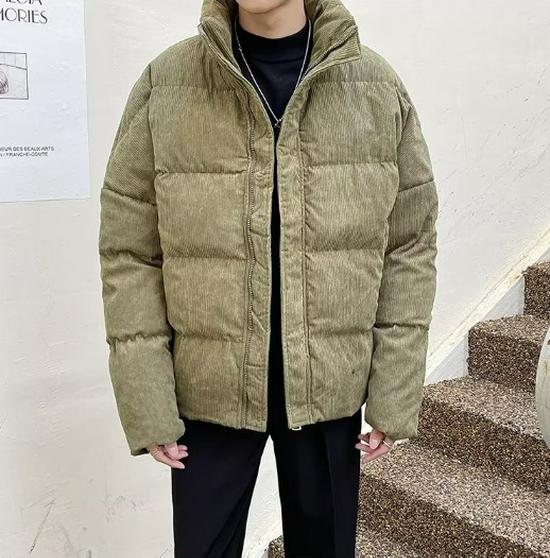 Мужское зимнее вельветовое хлопковое пальто - Роскошная утолщенная куртка (Новый стиль 2025 г.) XL