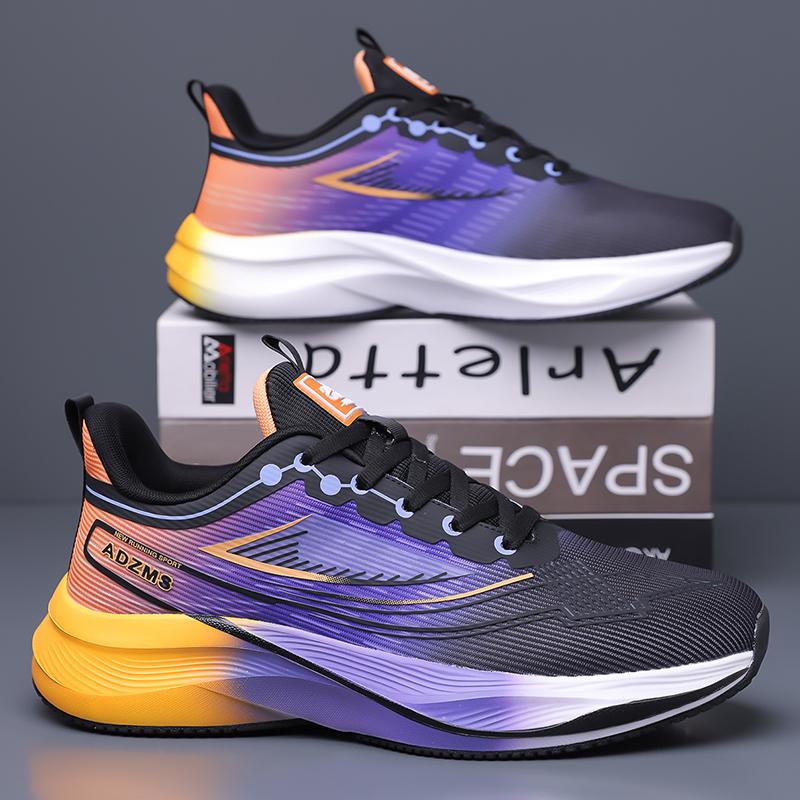 Men's Shoes, Sports Shoes, Mesh Casual Shoes, Men's Soft Soles, Lightweight and Comfortable Travel Running Shoes