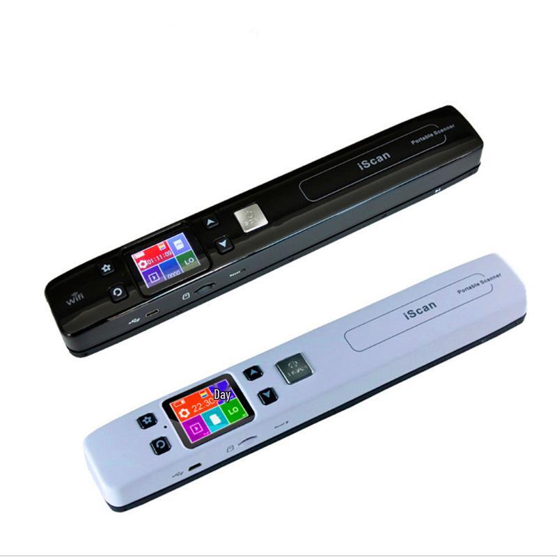 Portable Borderless HD Scanner, 1050 DPI, Black & White/Color