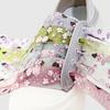 1 Pair New Organza Dreamy Snow Yarn Transparent Shoelace 2.6cm Width Flat Shoelace Printed Lace Shoelaces for Sneakers for Woman