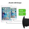 Car Waterproof Cigarette Lighter Socket Dual Usb Car Charger With Led Lighting Charger Power Adapter