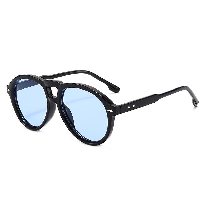 Leopard Pattern Eyewear Unisex Vintage Pilot Glasses Antiultraviolet Sun Shield For Travel
