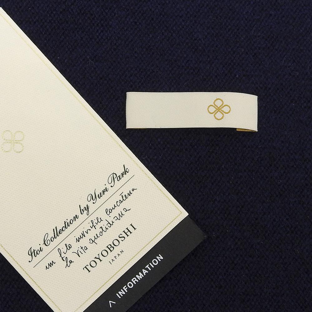 TOYOBOSHI HIJIRI Cashmere100 Women's Poncho Cardigan Top, Navy, Size F (08IT-PC0003) Tops F NavyUsed