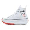 Високі кросівки Run Star Hike High Made With Love - Білі жіночі кросівки Bright-Poppy Black 571874C