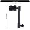 17MM Rotating Joint Phone Mount Adapter 12.5CM Bendable Hose Extension Plastic Construction for Multiple Angle Positioning