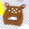 Kids Children Deer Shape Knit Hat Cap Boy Girl Warm Ear Protect Beanie Bonnet