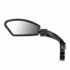 Stainless Steel  Lens Handlebar Rear View Mirror Left Side Bike Folding Rearview  Riding Gear