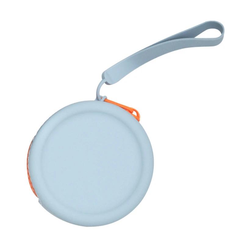 Portofel Popular din Silicon pentru Monede Mini Geantă Portofel Culoare Solidă Femei Fete Pliculeț pentru Chei Căști Cadou Copil