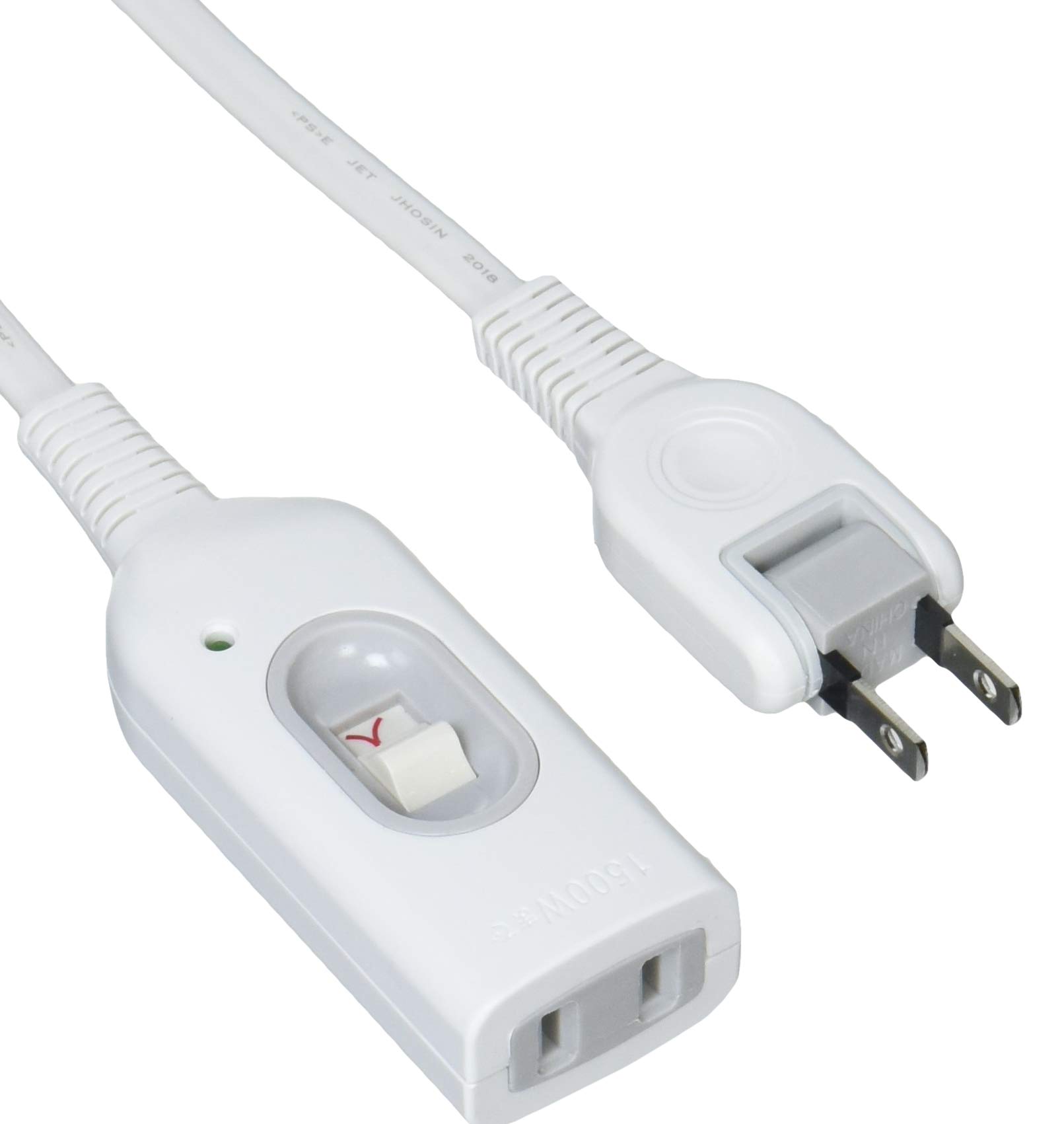 

Sanwa Supply Extension Cord with Intermediate Switch 1m White TAP-B7-1N білий