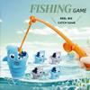 Early Educational Electric Fishing Toy Set Fishing Dish Fishing Game Toys  Toddler Toys