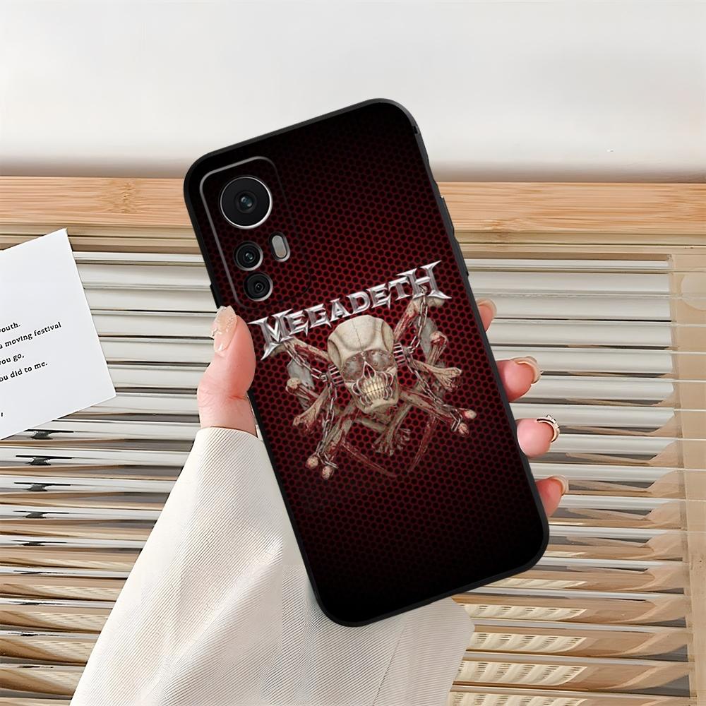 

M-MegadethS Logo Skull Metal Phone Case For Xiaomi 15 13 14 10 12 11 Pro POCO F6 X6 X3 F5 X5 Pro Lite Ultra Shell Coque Xiaomi 12T
