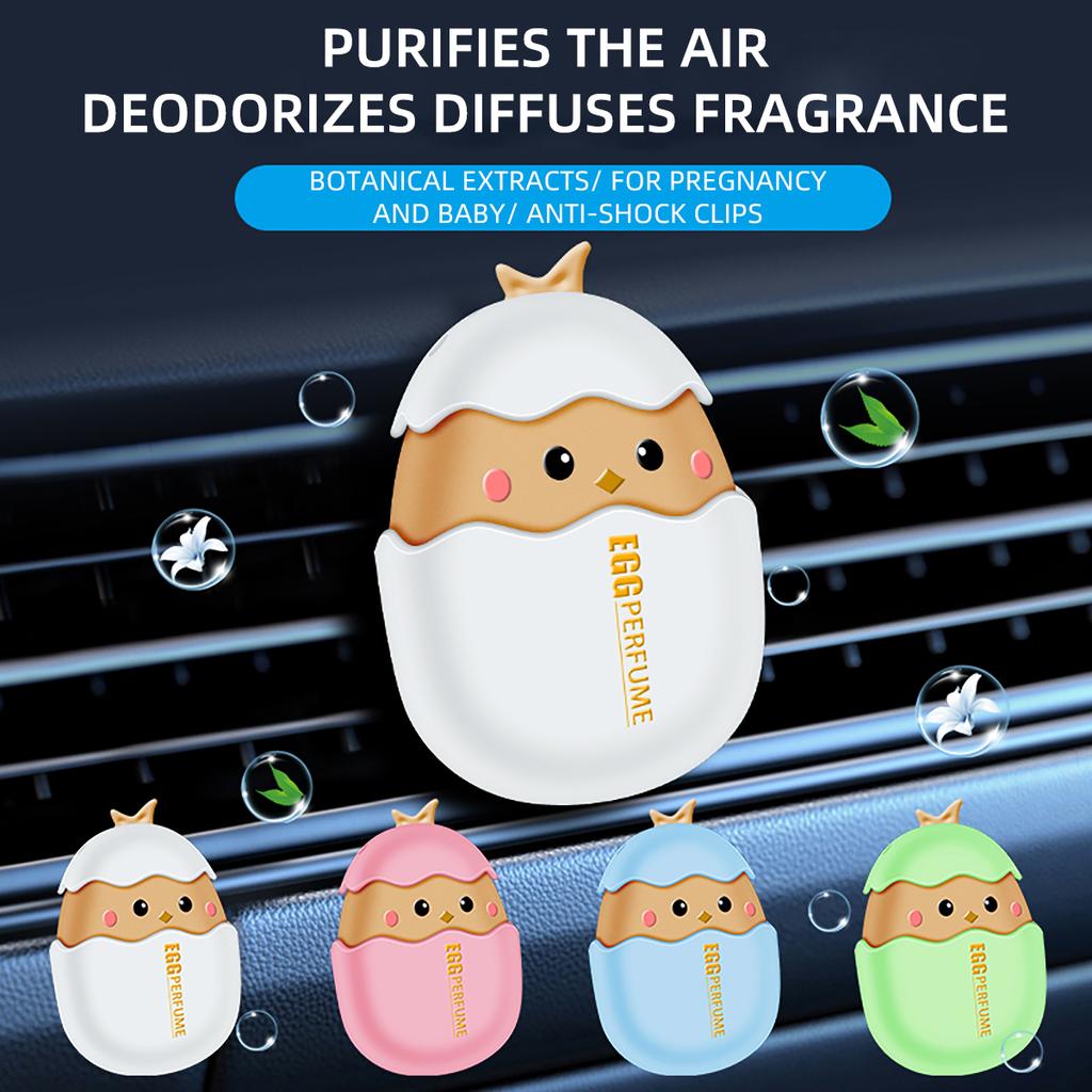 Car Air Freshener Car air outlet decoration aromatherapy accessories Egg Tuyere Lasting Ornaments car aromatherapy clips