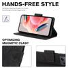 SY-001 For Xiaomi 14T Pro Case Flower Butterfly Leather Wallet Phone Cover with Hand Strap