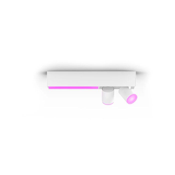 Plafonnier - PHILIPS HUE - Centris - 2 spots orientables - Éclairage LED - Couleur Rose