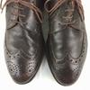 LNDVAY & SCHWACZ Wingtip Business Shoes Size 41 25.5-26.0 Dark Brown(USED)