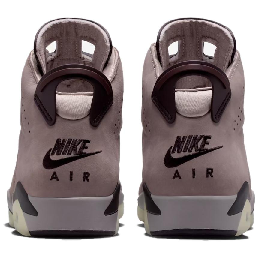 A Ma Maniére x Air Jordan 6 Retro Smoky Mauve Zapatillas para Hombre Marrón Malva Ahumado Negro IF3103-200