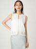FRAY Cutwork Sleeveless Blouse FWFB252112 Free Size I.D. Women's White,