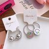 Cute Silver Scrunchies Children Girls Gift Elastic Hair Rubber Bands Accessories Tie Hair Ring Rope Headdress Headwear Ornament